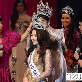Chung Ngọc Như Thy đăng quang Hoa hậu áo dài Bắc Cali 2014
